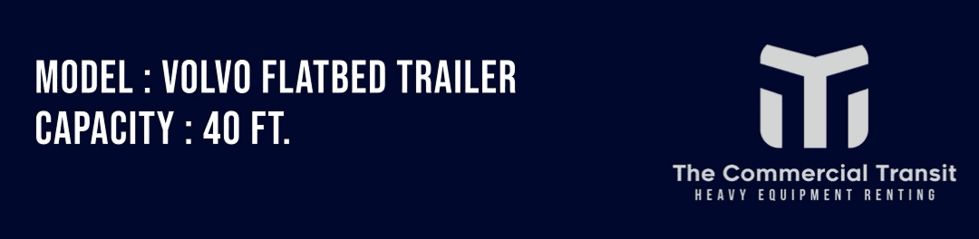 Volvo Flatbed Trailer